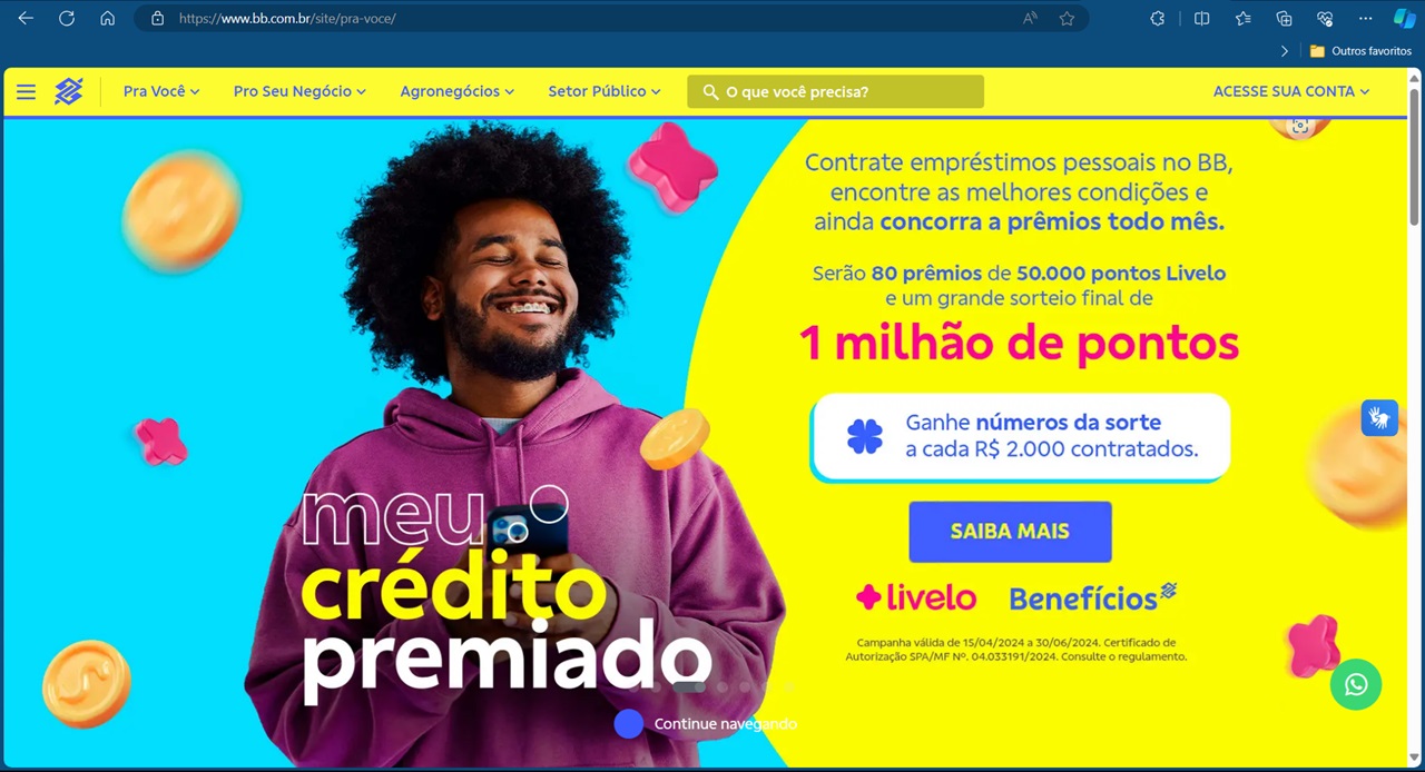 Portal do Banco do Brasil 